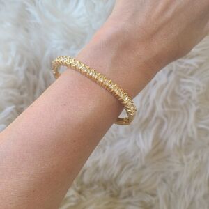 Elegant Swarovski Gold Toned Bracelet- Good Condition